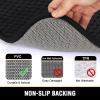 imageHVERSAILTEX Memory Foam Bath Mat 17x24 Extra Soft and Absorbent Bathroom Mats Non Slip Washable Carpet for Floor Shower and Tub BlackBlack