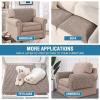 imageHVERSAILTEX Plush Chenille Dog Bed Cover Thick Soft Sofa Cover for 3 Cushion Couch Anti Slip Couch Cover Furniture Protector for Dog Pet Cat 35quot x 82quot DoveCuban Sand