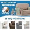 imageHVERSAILTEX Plush Chenille Dog Bed Cover Thick Soft Sofa Cover for 3 Cushion Couch Anti Slip Couch Cover Furniture Protector for Dog Pet Cat 35quot x 82quot DoveSea Foam