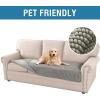 imageHVERSAILTEX Plush Chenille Dog Bed Cover Thick Soft Sofa Cover for 3 Cushion Couch Anti Slip Couch Cover Furniture Protector for Dog Pet Cat 35quot x 82quot DoveDove