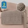 imageHVERSAILTEX Plush Chenille Dog Bed Cover Thick Soft Sofa Cover for 3 Cushion Couch Anti Slip Couch Cover Furniture Protector for Dog Pet Cat 35quot x 82quot DoveCuban Sand