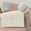 imageHVERSAILTEX Plush Chenille Dog Bed Cover Thick Soft Sofa Cover for 3 Cushion Couch Anti Slip Couch Cover Furniture Protector for Dog Pet Cat 35quot x 82quot DoveIvory