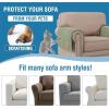 imageHVERSAILTEX Plush Chenille Dog Bed Cover Thick Soft Sofa Cover for 3 Cushion Couch Anti Slip Couch Cover Furniture Protector for Dog Pet Cat 35quot x 82quot DoveSage