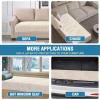 imageHVERSAILTEX Plush Chenille Dog Bed Cover Thick Soft Sofa Cover for 3 Cushion Couch Anti Slip Couch Cover Furniture Protector for Dog Pet Cat 35quot x 82quot DoveIvory