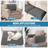 imageHVERSAILTEX Plush Chenille Dog Bed Cover Thick Soft Sofa Cover for 3 Cushion Couch Anti Slip Couch Cover Furniture Protector for Dog Pet Cat 35quot x 82quot DoveGrey