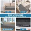 imageHVERSAILTEX Plush Chenille Dog Bed Cover Thick Soft Sofa Cover for 3 Cushion Couch Anti Slip Couch Cover Furniture Protector for Dog Pet Cat 35quot x 82quot DoveGrey