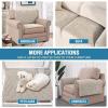 imageHVERSAILTEX Plush Chenille Dog Bed Cover Thick Soft Sofa Cover for 3 Cushion Couch Anti Slip Couch Cover Furniture Protector for Dog Pet Cat 35quot x 82quot DoveIsland Fossi
