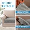 imageHVERSAILTEX Plush Chenille Dog Bed Cover Thick Soft Sofa Cover for 3 Cushion Couch Anti Slip Couch Cover Furniture Protector for Dog Pet Cat 35quot x 82quot DoveDove