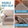 imageHVERSAILTEX Plush Chenille Dog Bed Cover Thick Soft Sofa Cover for 3 Cushion Couch Anti Slip Couch Cover Furniture Protector for Dog Pet Cat 35quot x 82quot DoveCuban Sand