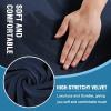 imageHVERSAILTEX Sofa Cover 4 Piece T Cushion Sofa Slipcovers Couch Cover Furniture Protector Stretch T Cushion Sofa Covers for 3 Cushion Couch with 3 Individual T Cushion Covers IvoryNavy