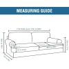 imageHVERSAILTEX Sofa Cover 4 Piece T Cushion Sofa Slipcovers Couch Cover Furniture Protector Stretch T Cushion Sofa Covers for 3 Cushion Couch with 3 Individual T Cushion Covers IvoryTaupe