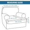 imageHVERSAILTEX Sofa Cover 4 Piece T Cushion Sofa Slipcovers Couch Cover Furniture Protector Stretch T Cushion Sofa Covers for 3 Cushion Couch with 3 Individual T Cushion Covers IvoryTaupe