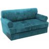 imageHVERSAILTEX Sofa Cover 4 Piece T Cushion Sofa Slipcovers Couch Cover Furniture Protector Stretch T Cushion Sofa Covers for 3 Cushion Couch with 3 Individual T Cushion Covers IvoryDeep Teal