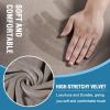 imageHVERSAILTEX Sofa Cover 4 Piece T Cushion Sofa Slipcovers Couch Cover Furniture Protector Stretch T Cushion Sofa Covers for 3 Cushion Couch with 3 Individual T Cushion Covers IvoryTaupe