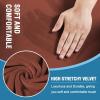 imageHVERSAILTEX Sofa Cover 4 Piece T Cushion Sofa Slipcovers Couch Cover Furniture Protector Stretch T Cushion Sofa Covers for 3 Cushion Couch with 3 Individual T Cushion Covers IvoryRust