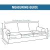 imageHVERSAILTEX Sofa Cover 4 Piece T Cushion Sofa Slipcovers Couch Cover Furniture Protector Stretch T Cushion Sofa Covers for 3 Cushion Couch with 3 Individual T Cushion Covers IvoryOatmeal
