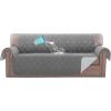 imageHVERSAILTEX Sofa Covers for 3 Cushion Couch Dog Couch Protector Furniture Covers for Pets 100 Waterproof Cover with NonSkid Backing ampamp Elastic StrapsSofa Coconut MilkDove Grey