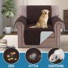 imageHVERSAILTEX Sofa Covers for 3 Cushion Couch Dog Couch Protector Furniture Covers for Pets 100 Waterproof Cover with NonSkid Backing ampamp Elastic StrapsSofa Coconut MilkBrown