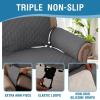 imageHVERSAILTEX Sofa Covers for 3 Cushion Couch Dog Couch Protector Furniture Covers for Pets 100 Waterproof Cover with NonSkid Backing ampamp Elastic StrapsSofa Coconut MilkRocket Gray