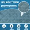 imageHVERSAILTEX Sofa Covers for 3 Cushion Couch Dog Couch Protector Furniture Covers for Pets 100 Waterproof Cover with NonSkid Backing ampamp Elastic StrapsSofa Coconut MilkStone Blue