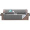 imageHVERSAILTEX Sofa Covers for 3 Cushion Couch Dog Couch Protector Furniture Covers for Pets 100 Waterproof Cover with NonSkid Backing ampamp Elastic StrapsSofa Coconut MilkDove Grey
