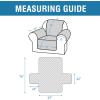 imageHVERSAILTEX Sofa Covers for 3 Cushion Couch Dog Couch Protector Furniture Covers for Pets 100 Waterproof Cover with NonSkid Backing ampamp Elastic StrapsSofa Coconut MilkCoconut Milk
