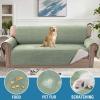 imageHVERSAILTEX Sofa Covers for 3 Cushion Couch Dog Couch Protector Furniture Covers for Pets 100 Waterproof Cover with NonSkid Backing ampamp Elastic StrapsSofa Coconut MilkPale Aqua