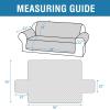 imageHVERSAILTEX Sofa Covers for 3 Cushion Couch Dog Couch Protector Furniture Covers for Pets 100 Waterproof Cover with NonSkid Backing ampamp Elastic StrapsSofa Coconut MilkDove Grey