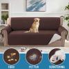 imageHVERSAILTEX Sofa Covers for 3 Cushion Couch Dog Couch Protector Furniture Covers for Pets 100 Waterproof Cover with NonSkid Backing ampamp Elastic StrapsSofa Coconut MilkChocolate