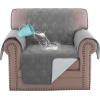 imageHVERSAILTEX Sofa Covers for 3 Cushion Couch Dog Couch Protector Furniture Covers for Pets 100 Waterproof Cover with NonSkid Backing ampamp Elastic StrapsSofa Coconut MilkDove Grey