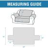 imageHVERSAILTEX Sofa Covers for 3 Cushion Couch Dog Couch Protector Furniture Covers for Pets 100 Waterproof Cover with NonSkid Backing ampamp Elastic StrapsSofa Coconut MilkBrown