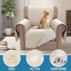 imageHVERSAILTEX Sofa Covers for 3 Cushion Couch Dog Couch Protector Furniture Covers for Pets 100 Waterproof Cover with NonSkid Backing ampamp Elastic StrapsSofa Coconut MilkCoconut Milk