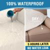 imageHVERSAILTEX Sofa Covers for 3 Cushion Couch Dog Couch Protector Furniture Covers for Pets 100 Waterproof Cover with NonSkid Backing ampamp Elastic StrapsSofa Coconut MilkCoconut Milk
