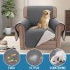 imageHVERSAILTEX Sofa Covers for 3 Cushion Couch Dog Couch Protector Furniture Covers for Pets 100 Waterproof Cover with NonSkid Backing ampamp Elastic StrapsSofa Coconut MilkRocket Gray