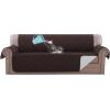 imageHVERSAILTEX Sofa Covers for 3 Cushion Couch Dog Couch Protector Furniture Covers for Pets 100 Waterproof Cover with NonSkid Backing ampamp Elastic StrapsSofa Coconut MilkBrown