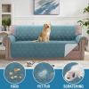 imageHVERSAILTEX Sofa Covers for 3 Cushion Couch Dog Couch Protector Furniture Covers for Pets 100 Waterproof Cover with NonSkid Backing ampamp Elastic StrapsSofa Coconut MilkStone Blue