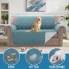 imageHVERSAILTEX Sofa Covers for 3 Cushion Couch Dog Couch Protector Furniture Covers for Pets 100 Waterproof Cover with NonSkid Backing ampamp Elastic StrapsSofa Coconut MilkStone Blue
