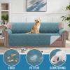 imageHVERSAILTEX Sofa Covers for 3 Cushion Couch Dog Couch Protector Furniture Covers for Pets 100 Waterproof Cover with NonSkid Backing ampamp Elastic StrapsSofa Coconut MilkStone Blue