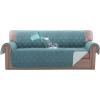 imageHVERSAILTEX Sofa Covers for 3 Cushion Couch Dog Couch Protector Furniture Covers for Pets 100 Waterproof Cover with NonSkid Backing ampamp Elastic StrapsSofa Coconut MilkStone Blue