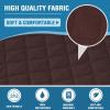 imageHVERSAILTEX Sofa Covers for 3 Cushion Couch Dog Couch Protector Furniture Covers for Pets 100 Waterproof Cover with NonSkid Backing ampamp Elastic StrapsSofa Coconut MilkChocolate