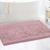 imageHVERSAILTEX Toilet Mat U Shaped Bathroom Rugs Bath Mats for Bathroom Non Slip Luxury Chenille Bath Mat U Shape 20x24 Extra Soft and Absorbent Shaggy Rugs Washable Dry Fast  Aqua FoamCoral Pink
