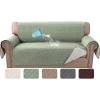 imageHVERSAILTEX Sofa Covers for 3 Cushion Couch Dog Couch Protector Furniture Covers for Pets 100 Waterproof Cover with NonSkid Backing ampamp Elastic StrapsSofa Coconut MilkPale Aqua