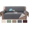 imageHVERSAILTEX Sofa Covers for 3 Cushion Couch Dog Couch Protector Furniture Covers for Pets 100 Waterproof Cover with NonSkid Backing ampamp Elastic StrapsSofa Coconut MilkRocket Gray