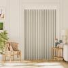 imageHVERSAILTEX 100 Blackout Linen Curtain Accordion Door Curtains for Doorway Privacy Folding Closet Door Curtain Room Divider Sliding Door Shade with Hooks 1 Panel W100 x L78 Heather IvoryHeather Ivory