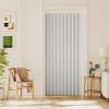 imageHVERSAILTEX 100 Blackout Linen Curtain Accordion Door Curtains for Doorway Privacy Folding Closet Door Curtain Room Divider Sliding Door Shade with Hooks 1 Panel W100 x L78 Heather IvoryHeather Porcelain