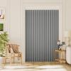imageHVERSAILTEX 100 Blackout Linen Curtain Accordion Door Curtains for Doorway Privacy Folding Closet Door Curtain Room Divider Sliding Door Shade with Hooks 1 Panel W100 x L78 Heather IvoryHeather Gray