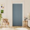 imageHVERSAILTEX 100 Blackout Linen Curtain Accordion Door Curtains for Doorway Privacy Folding Closet Door Curtain Room Divider Sliding Door Shade with Hooks 1 Panel W100 x L78 Heather IvoryHeather Stone Blue