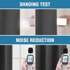 imageHVERSAILTEX 100 Blackout Patio Curtains Thermal Insulated Curtains for Sliding Door Extra Wide Window Panels Full Light Blocking Grommet Curtain with Black Liner W100 x L84 inch  Warm TaupeBlackout Charcoal Gray