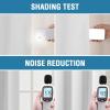 imageHVERSAILTEX 100 Blackout Patio Curtains Thermal Insulated Curtains for Sliding Door Extra Wide Window Panels Full Light Blocking Grommet Curtain with Black Liner W100 x L84 inch  Warm TaupeBlackout Greyish White