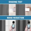 imageHVERSAILTEX 100 Blackout Patio Curtains Thermal Insulated Curtains for Sliding Door Extra Wide Window Panels Full Light Blocking Grommet Curtain with Black Liner W100 x L84 inch  Warm TaupeBlackout Grey